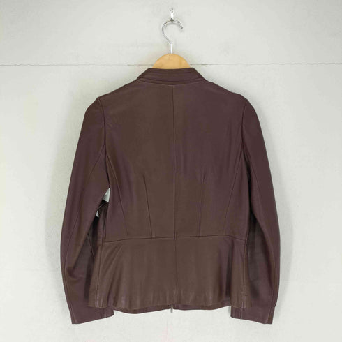 NY&CO lamb leather ラムレザーシングルライダースジャケット レディース 66