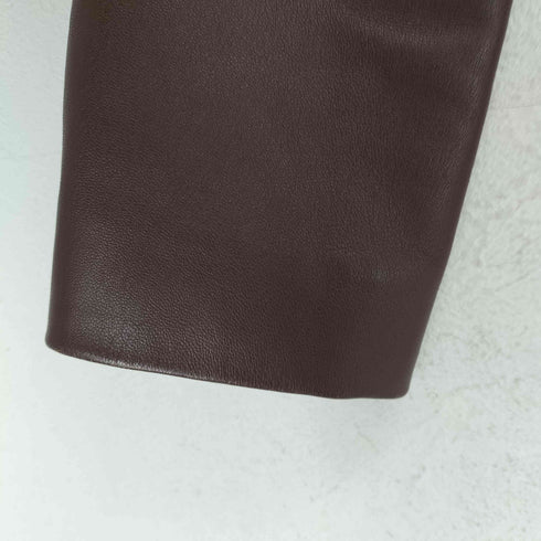 NY&CO lamb leather ラムレザーシングルライダースジャケット レディース 66