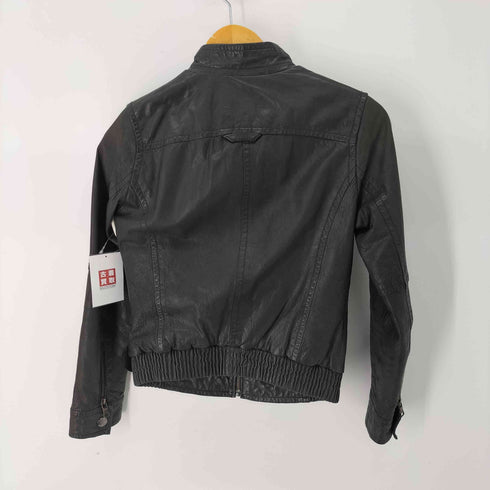 バナナリパブリック BANANA REPUBLIC heritage collection ラムレザー ジップアップジャケット レディース import:S