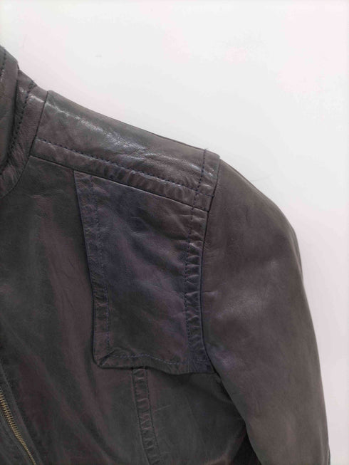 バナナリパブリック BANANA REPUBLIC heritage collection ラムレザー ジップアップジャケット レディース import:S