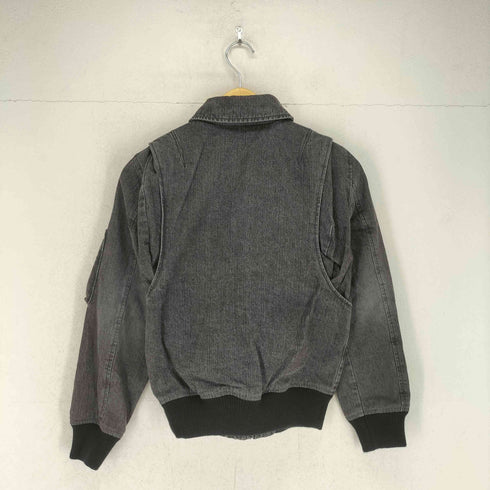 ポロジーンズカンパニーラルフローレン POLO JEANS COMPANY RALPH LAUREN ブラックデニムブルゾンジャケット レディース S