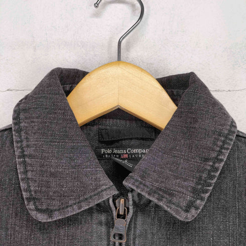 ポロジーンズカンパニーラルフローレン POLO JEANS COMPANY RALPH LAUREN ブラックデニムブルゾンジャケット レディース S