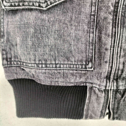 ポロジーンズカンパニーラルフローレン POLO JEANS COMPANY RALPH LAUREN ブラックデニムブルゾンジャケット レディース S