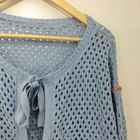 チャオパニック Ciaopanic HELLO.SANFRANCISCO ハローサンフランシスコ メッシュリボンカーディガン レディース ONE SIZE