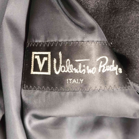 Valentino Rudy pure cashmere カシミヤ100比翼ステンカラーコート メンズ