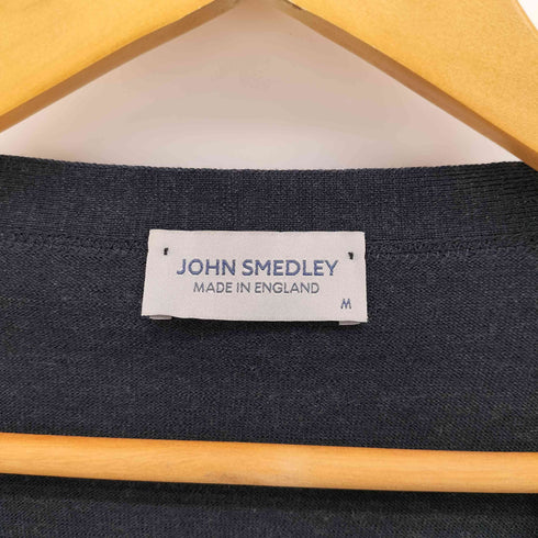 ジョンスメドレー JOHN SMEDLEY 英国製 ハイゲージ ウール ニット カーディガン レディース import:M