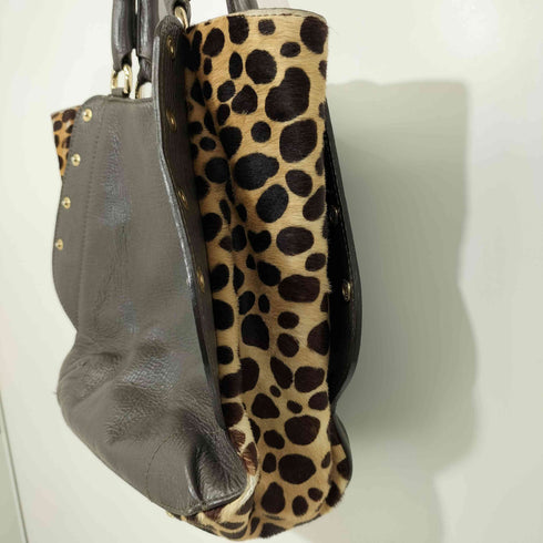 フルラ FURLA ハラコ レザー トートバッグ レディース