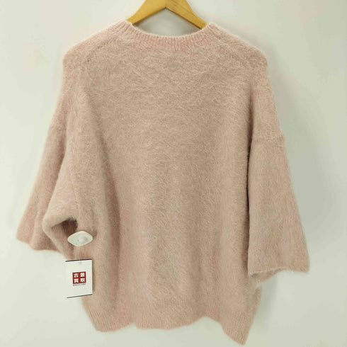 ミラオーウェン Mila Owen アルパカハーフスリーブニットプルオーバー レディース ONE SIZE