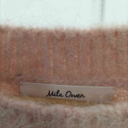 ミラオーウェン Mila Owen アルパカハーフスリーブニットプルオーバー レディース ONE SIZE