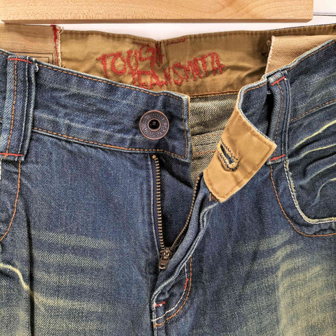 タフジーンズスミス TOUGH Jeansmith ダメージ加工 ストレートデニム Y2K グランジ メンズ