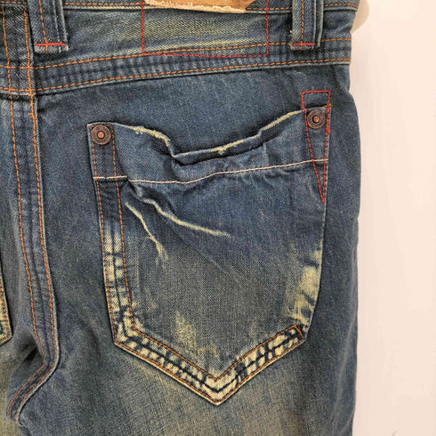 タフジーンズスミス TOUGH Jeansmith ダメージ加工 ストレートデニム Y2K グランジ メンズ