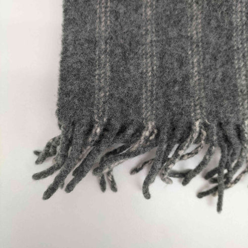 グレンプリンス Glen Prince 英国製 PURE NEW WOOL ラム ウール ストライプ マフラー メンズ