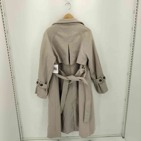 グレイル GRL リボンベルト付きフェイクウールトレンチコート レディース JPN:L