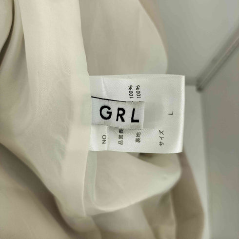 グレイル GRL リボンベルト付きフェイクウールトレンチコート レディース JPN:L