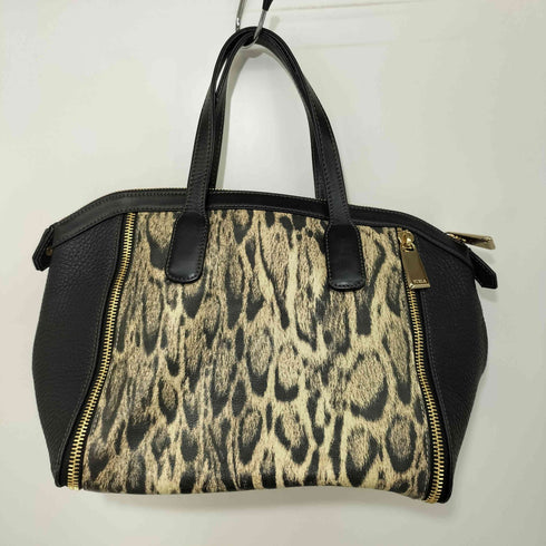 フルラ FURLA レオパード 切替 レザー トートバッグ レディース