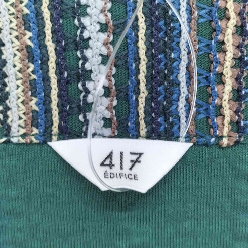 フォーワンセブンバイエディフィス 417 by EDIFICE ラッセルレース カーデ メンズ L