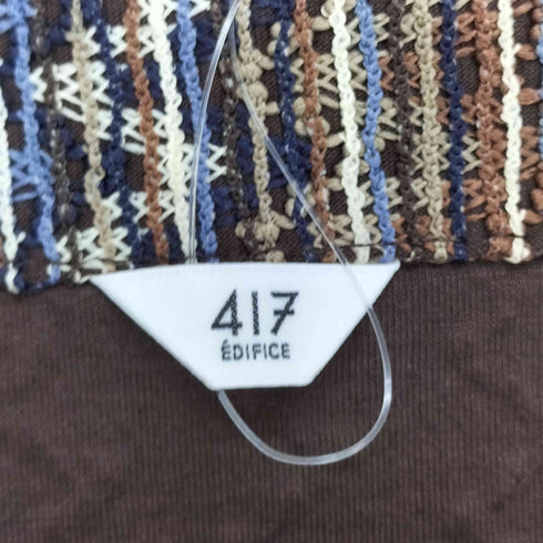 フォーワンセブンバイエディフィス 417 by EDIFICE ラッセルレース カーデ メンズ M