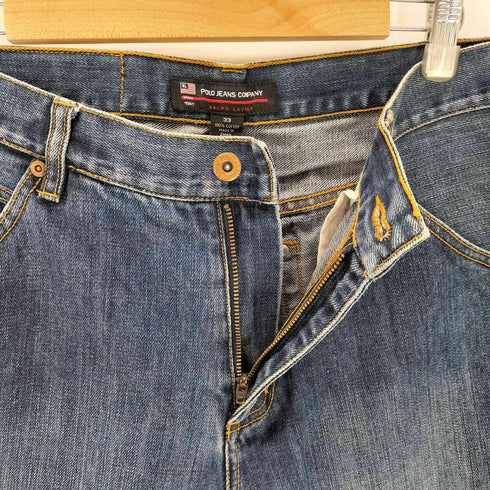 ポロジーンズカンパニーラルフローレン POLO JEANS COMPANY RALPH LAUREN ジップフライストレートデニム メンズ 33