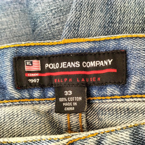 ポロジーンズカンパニーラルフローレン POLO JEANS COMPANY RALPH LAUREN ジップフライストレートデニム メンズ 33