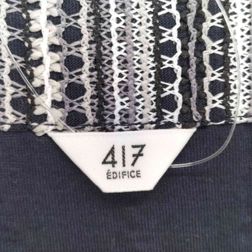 フォーワンセブンバイエディフィス 417 by EDIFICE ラッセルレース カーデ メンズ M