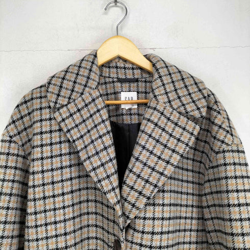 ギャップ Gap グレンチェックオーバーサイズロングコート レディース import:M