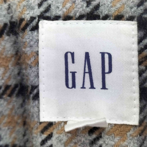 ギャップ Gap グレンチェックオーバーサイズロングコート レディース import:M