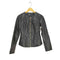 ザラ ZARA フェイクレザーノーカラージャケット レディース import:M