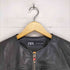 ザラ ZARA フェイクレザーノーカラージャケット レディース import:M