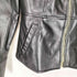 ザラ ZARA フェイクレザーノーカラージャケット レディース import:M