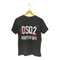 ディースクエアード DSQUARED2 DSQ2 BROTHERS フロントプリントクルーネックTシャツ メンズ M