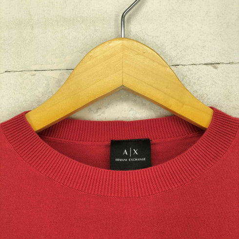 アルマーニエクスチェンジ ARMANI EXCHANGE レーヨン100 フロントデザインニット メンズ XS