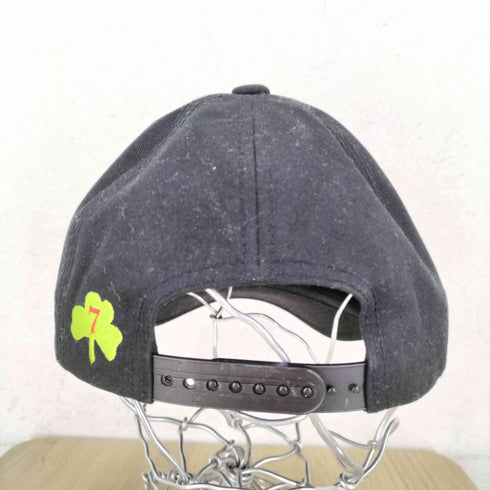 ルシアンペラフィネ Lucien Pellat-Finet クローバー刺繍スカルラインストーンキャップ メンズ