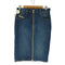ディーゼル DIESEL DE-PENCIL-ZIP センタージップ インディゴデニムスカート レディース US:28-29