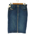 ディーゼル DIESEL DE-PENCIL-ZIP センタージップ インディゴデニムスカート レディース US:28-29
