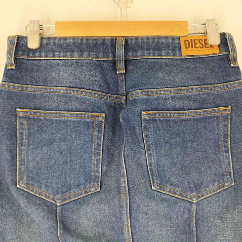 ディーゼル DIESEL DE-PENCIL-ZIP センタージップ インディゴデニムスカート レディース US:28-29