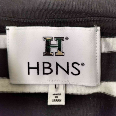 ハバノス HBNS S/Sボーダーカットソー メンズ JPN:L