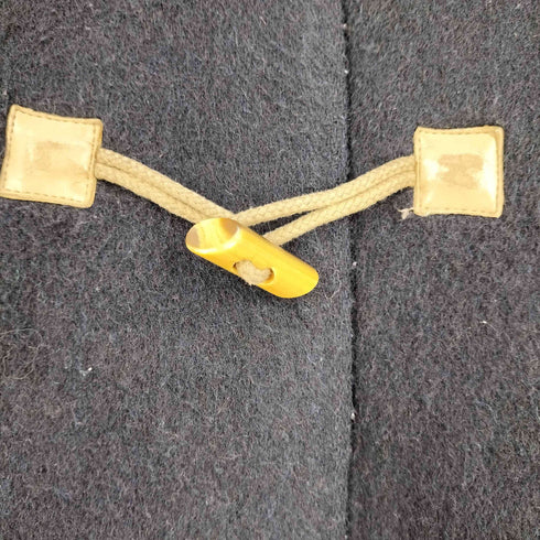 エレッセ ellesse イタリア製 裏地チェック ウール ダッフルコート メンズ EUR:54