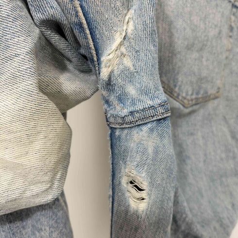 エモダ EMODA ルーズワイドハイウエストジーンズ レディース JPN:M