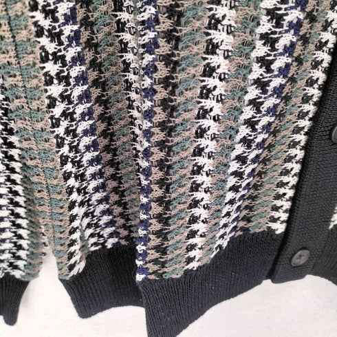 ビームスハート BEAMS HEART ストライプ 襟付き カーディガン メンズ S