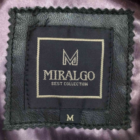 MIRALGO sheep skin シープレザー ハーフコート メンズ import:M