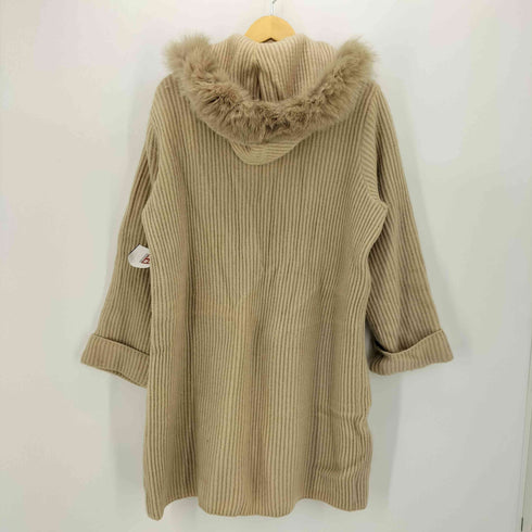 ブラーミン Brahmin 日本製 フォックス ファー ウール ダッフル コート レディース JPN:40