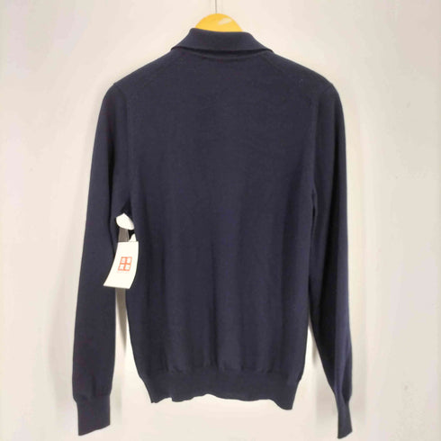 グランサッソ Gran Sasso ロングスリーブ スキッパー ポロ ニット メンズ