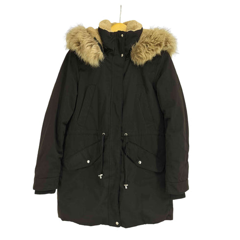 ザラ ZARA ファー フード付き モッズコート レディース import:S