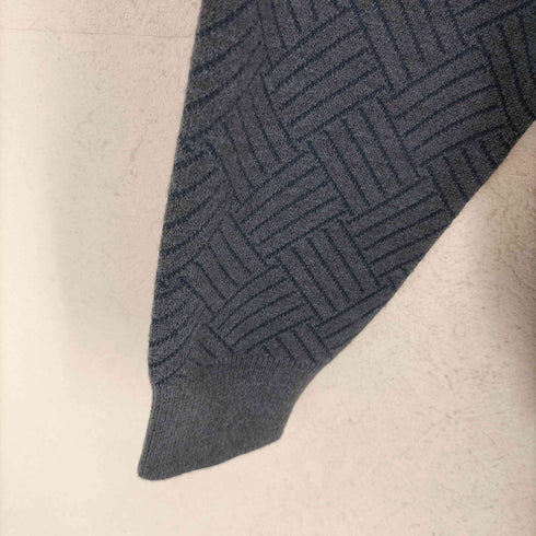 ノーリーズ NOLLEY’S LIGHT 裏フェザークルーネックニット メンズ M