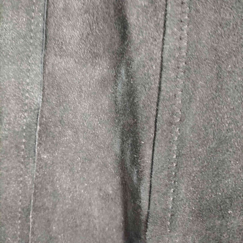 CIZENNE リバーシブル スタンドカラー スウェード シープレザー ハーフコート メンズ FREE