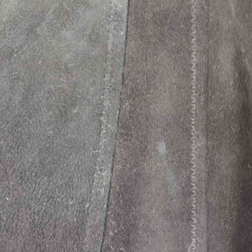 CIZENNE リバーシブル スタンドカラー スウェード シープレザー ハーフコート メンズ FREE