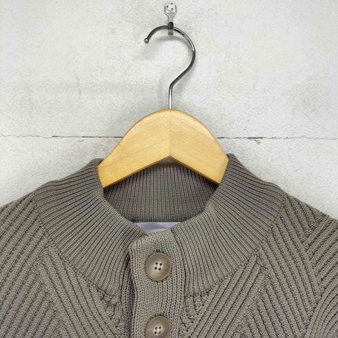 アバハウス ABAHOUSE ジオメトリック柄 スタンド カーディガン メンズ 48