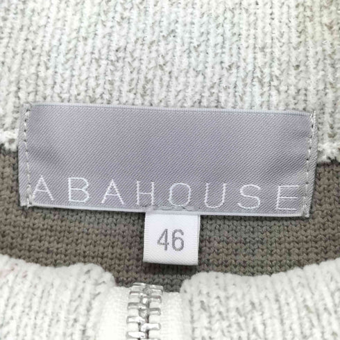 アバハウス ABAHOUSE ドライバーズニット メンズ 46