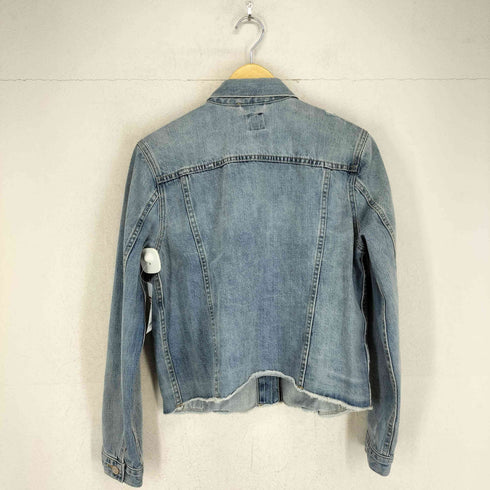 ギャップ Gap ダメージ加工デニムトラッカージャケット レディース import:L