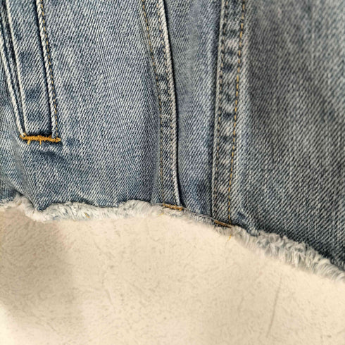 ギャップ Gap ダメージ加工デニムトラッカージャケット レディース import:L